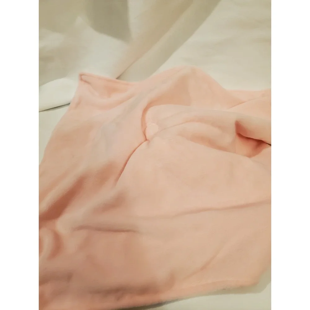 Carters Pink Bunny Rabbit‎ Hearts Plush Baby Security Blanket Lovey 2016